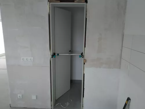 Zimmertür CPL Montage