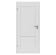 Zimmertür Weiß Kasetten Eckig